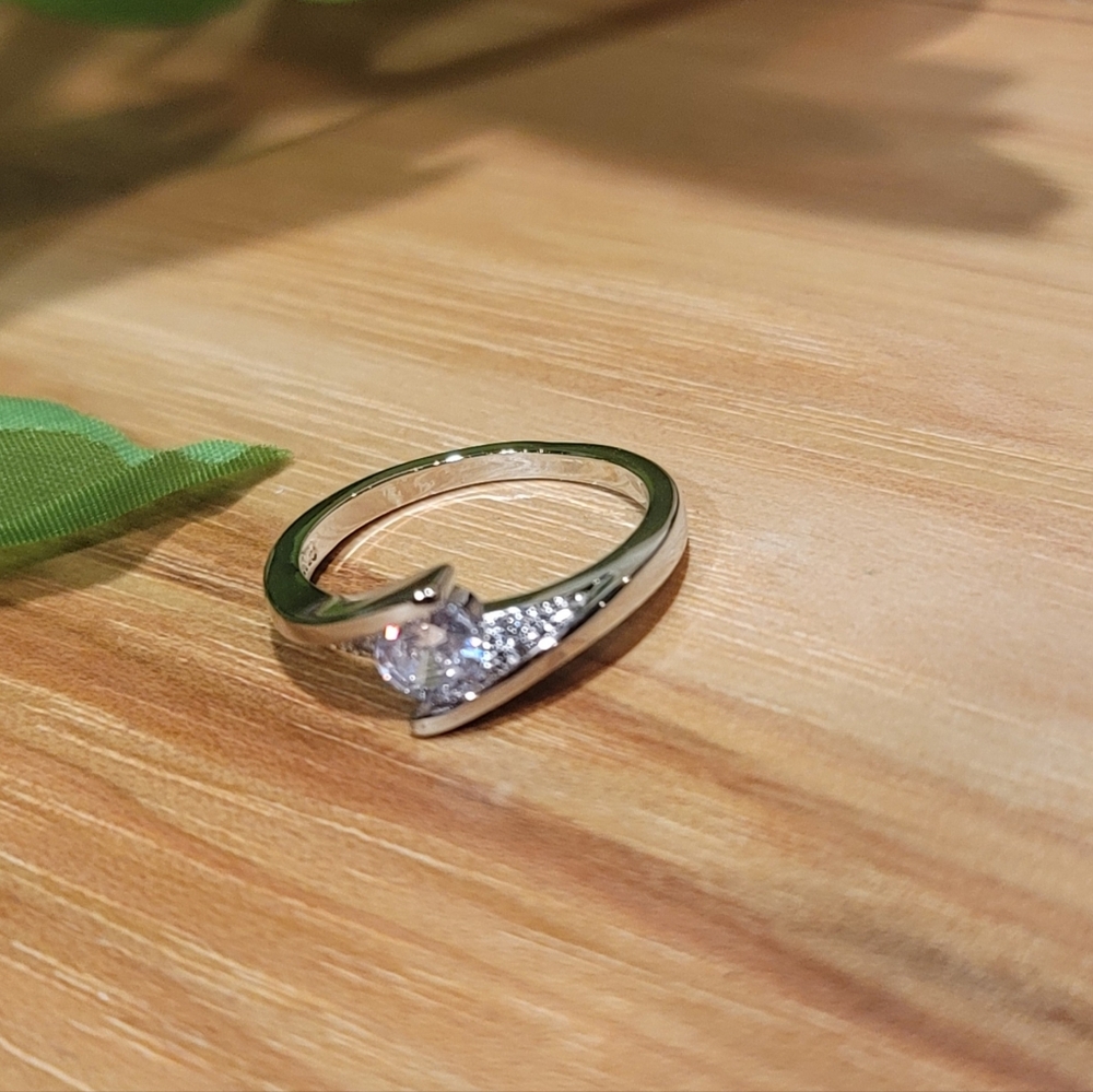 925 Sterling Silver Proposal Ring for Women,CertifiedTibetan,Engagement,Promise - Picture 5 of 9